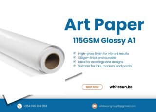 Art Paper 115GSM Glossy A1