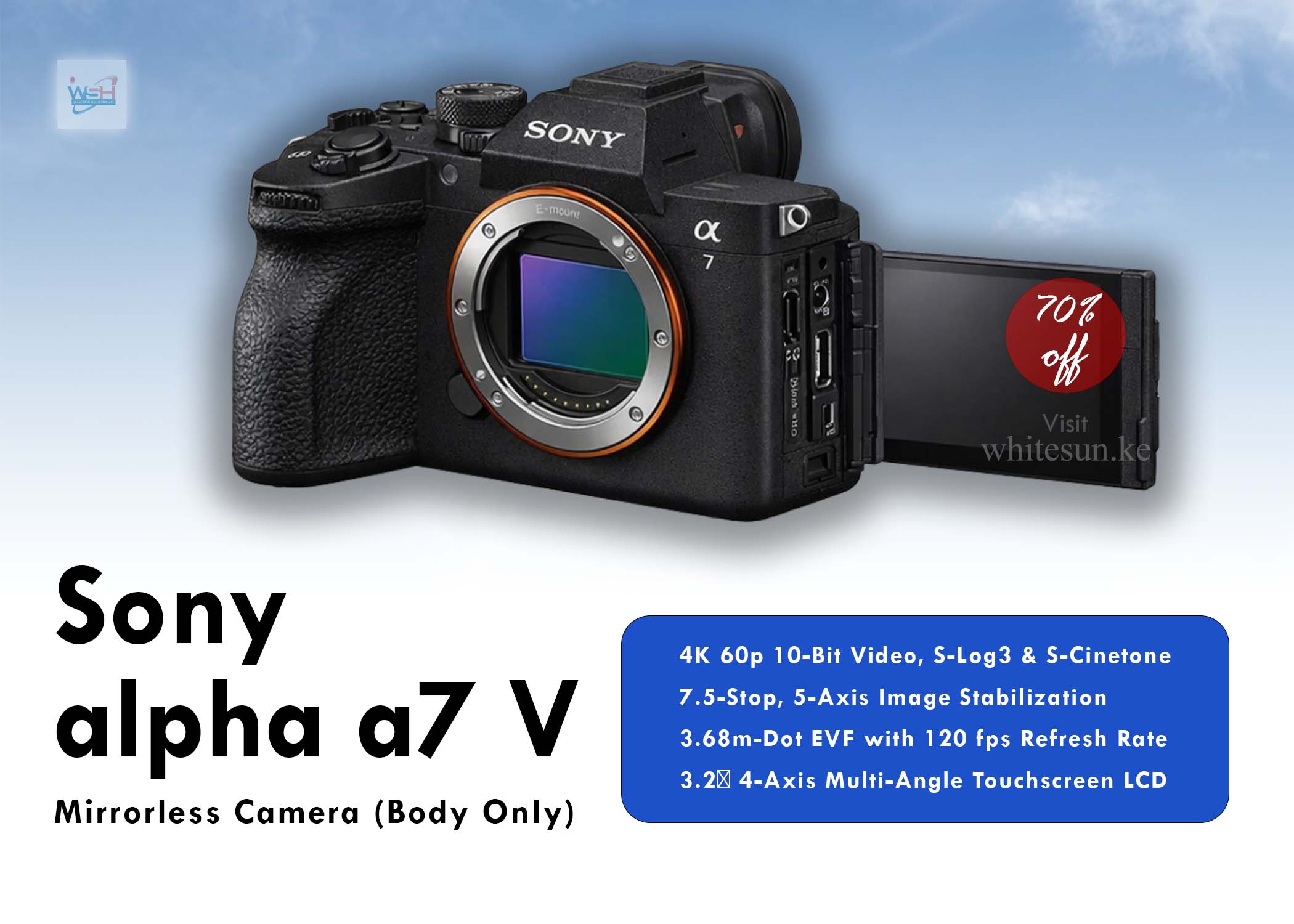 Sony alpha a7 V Mirrorless Camera (Body)