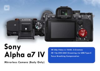 Sony Alpha a7 IV Mirrorless Camera (Body Only)