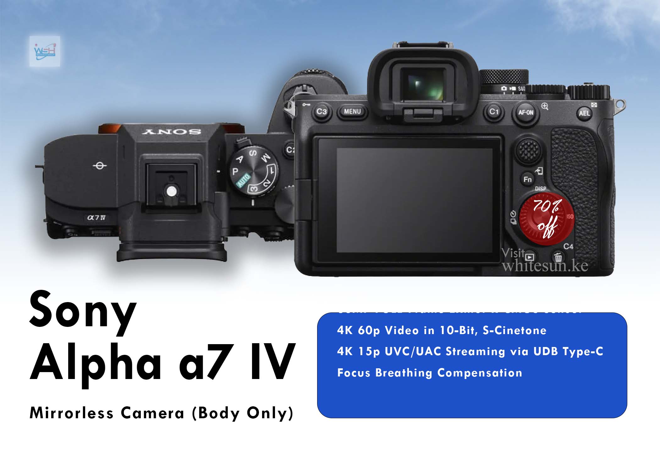 Sony Alpha a7 IV Mirrorless Camera (Body Only)
