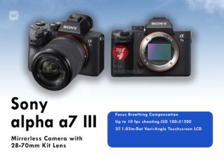 Sony alpha a7 III Mirrorless Camera with 28-70mm Kit Lens