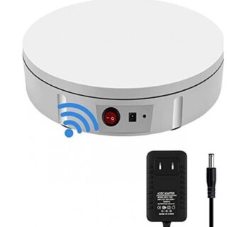 42cm 360 Remote Control Turntable 50KG Load Rotating Electric Lazy Susan