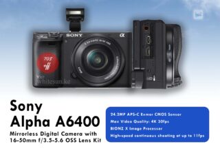 Sony Alpha A6400 Mirrorless Digital Camera with 16-50mm f/3.5-5.6 OSS Lens Kit