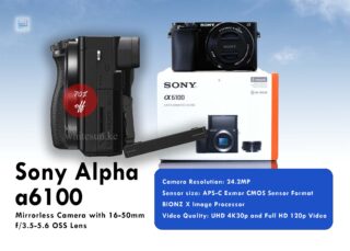 Sony Alpha a6100 Mirrorless Camera with 16-50mm f/3.5-5.6 OSS Lens