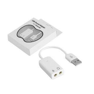 3.5mm auxiliary audio to USB audio adapter card