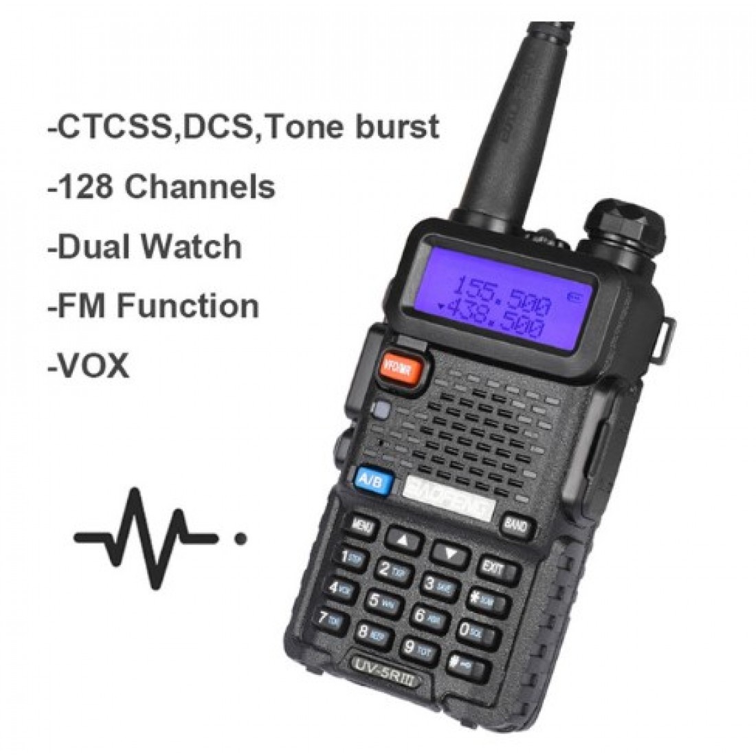BAOFENG UV-5R III Tri-Band Two Way UHF/VHF Ham Radio - Image 3