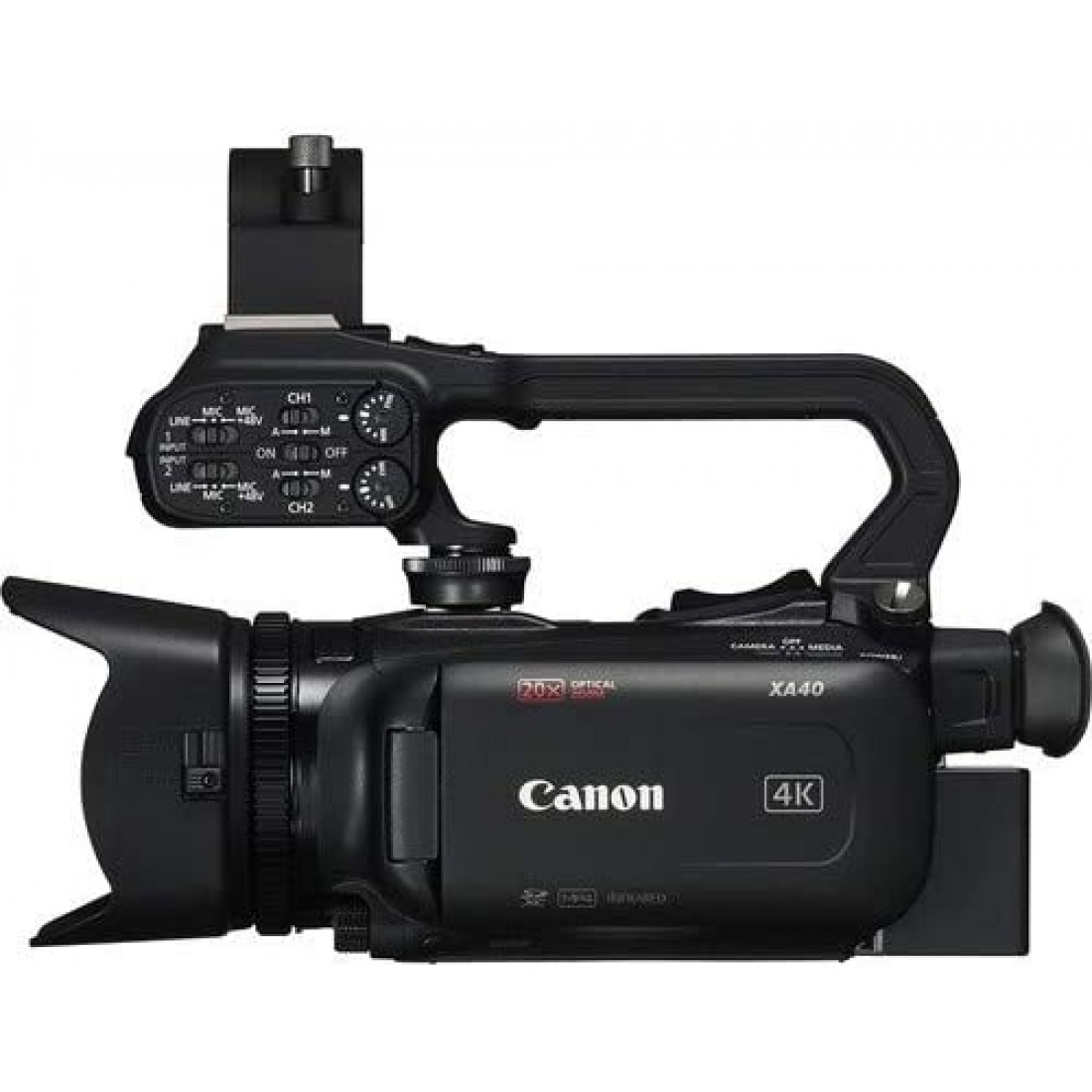 Canon XA40 4K UHD Professional Camcorder with 20x Optical Zoom Lens
