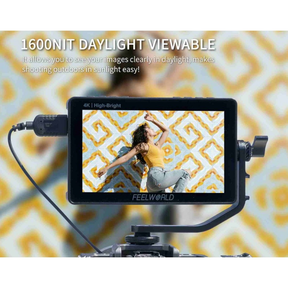 FeelWorld F5 Pro X 5.5" High-Brightness 4K HDMI Touchscreen Field Monitor - Image 3