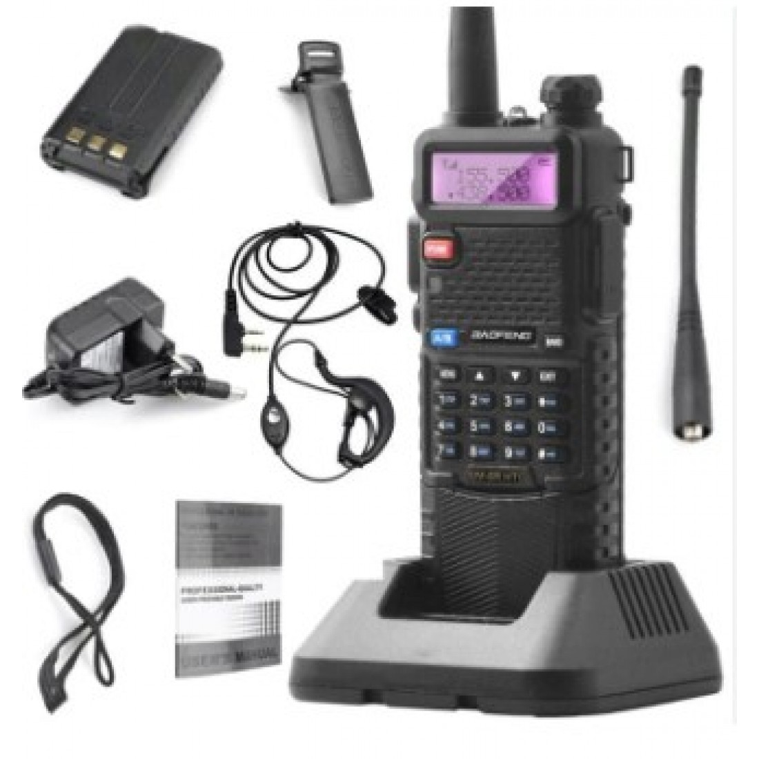 BAOFENG UV-5R Dual Band Two-Way Radio with Ear Piece - Image 3
