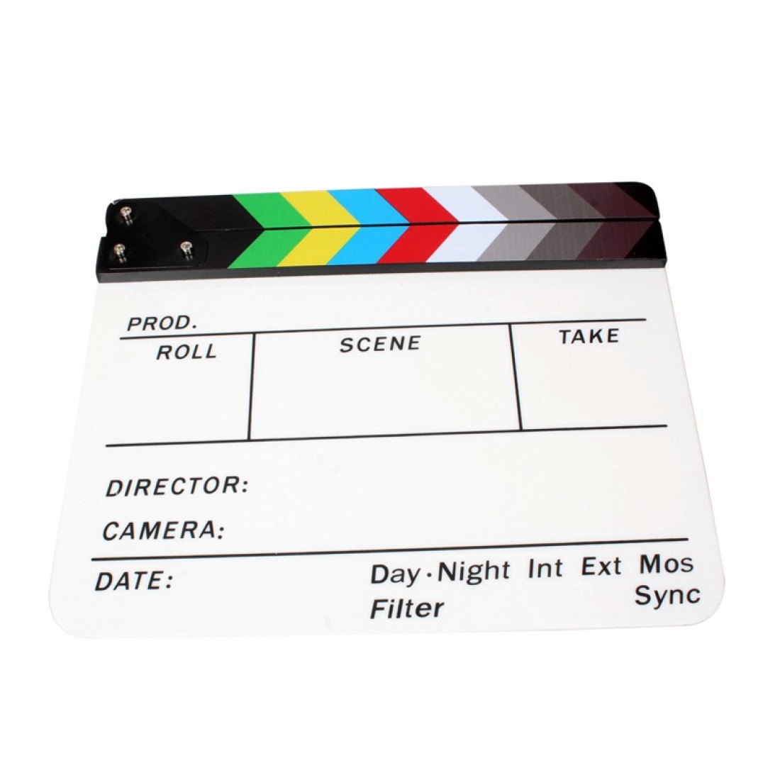 Colored Acrylic Slate ClapperBoard - Image 3