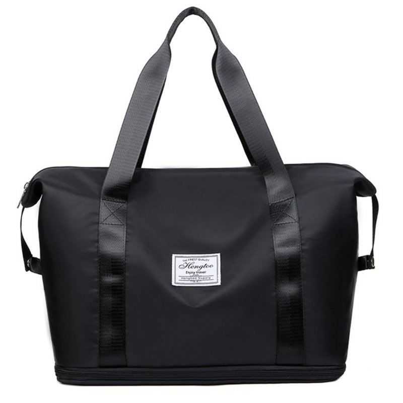 254# Whitesun Expandable duffel black ladies duffel bag big duffel bag medium size - Image 2