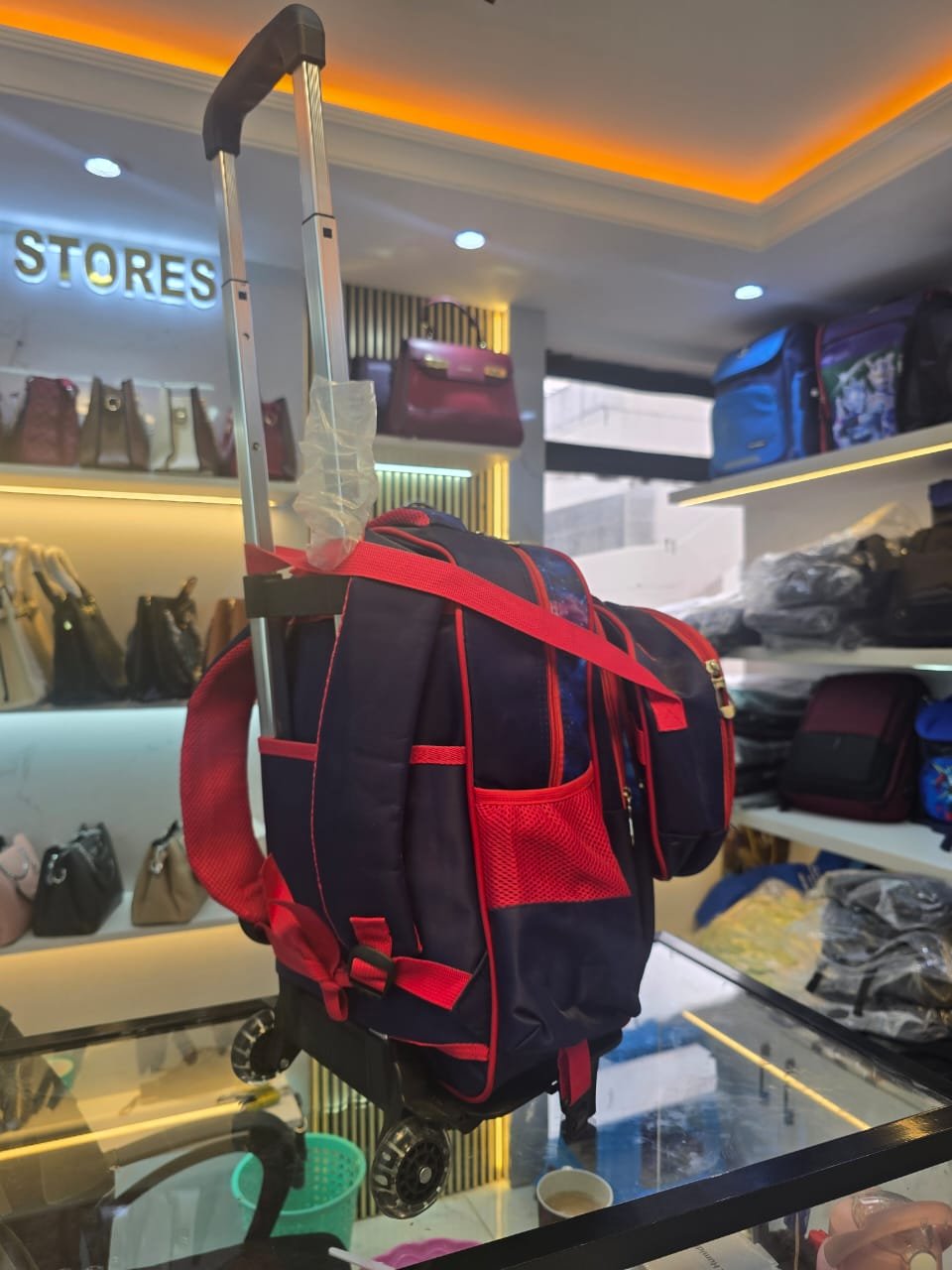167# Whitesun 3in1 trolley school bag for boys spacious backpack insulated lunch bag pencil pouch and wheels spiderman bag - Image 3