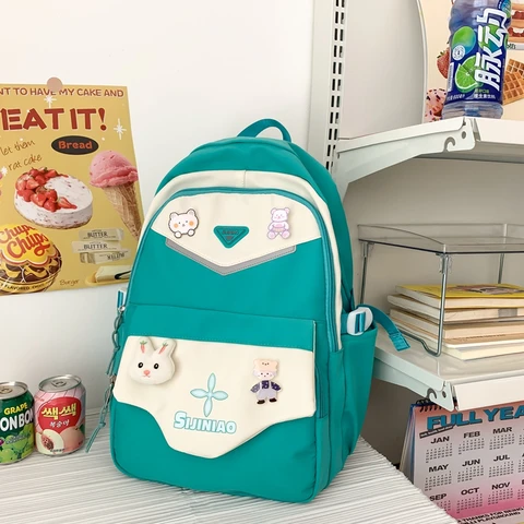 225# Whitesun Korean design school bag laptop bag school bag business bag for men and women teenagers bag picnic bag - Image 4