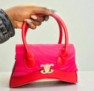 064# Whitesun Crimson mini Ladies Handbag- ideal birthday gift anniversary gift and Valentine’s gift idea for wife mom sister auntie girlfriend cousin