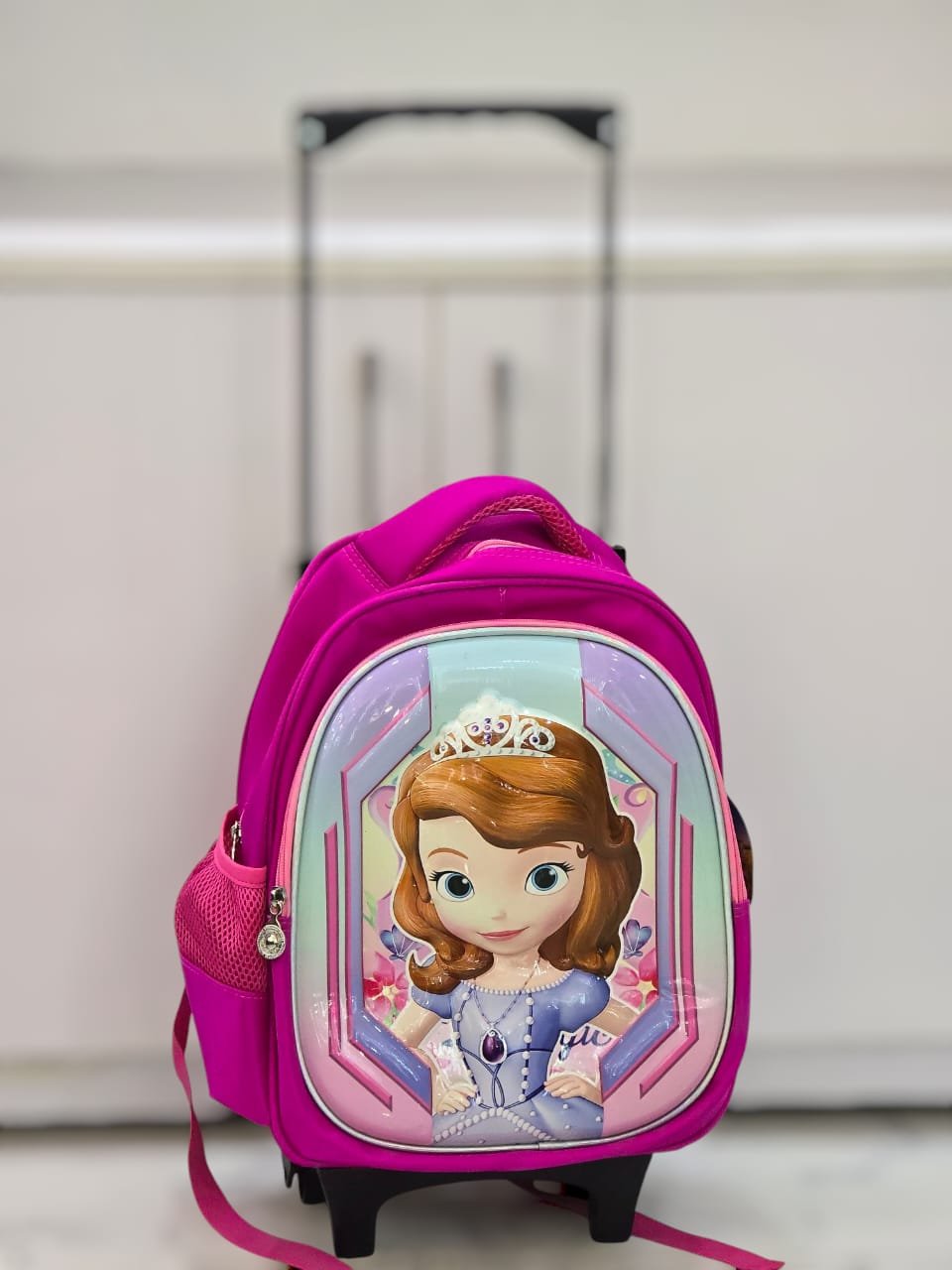 190# Whitesun Disney cartoon themed backpack trolley school bag for kindergarten girl birthday gift for daughter niece cousin granddaughter