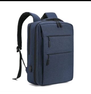129# Whitesun Executive Corporate medium size laptop bag with USB cable for men and women blue color