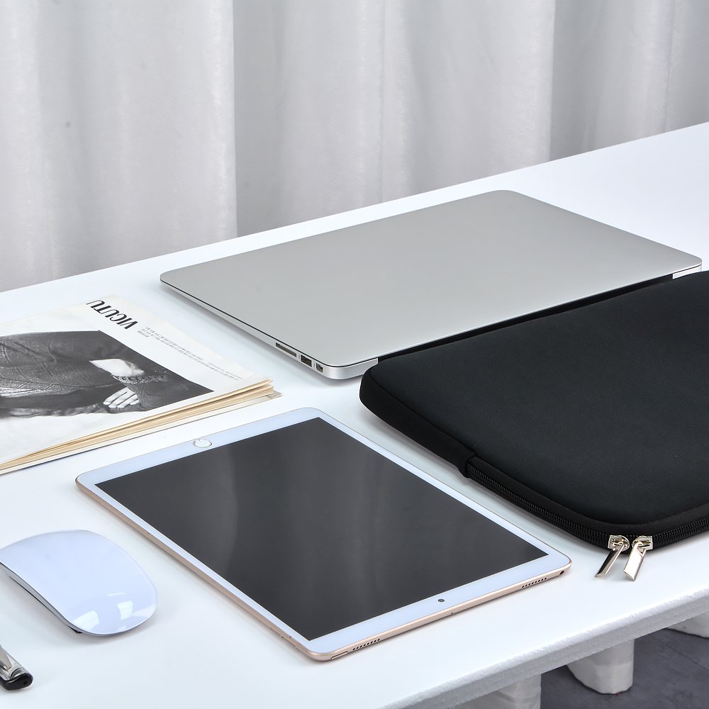 159# Whitesun;Super spongy laptop sleeve with double zippers 14″ inches laptop bag grey blue black maroon - Image 5