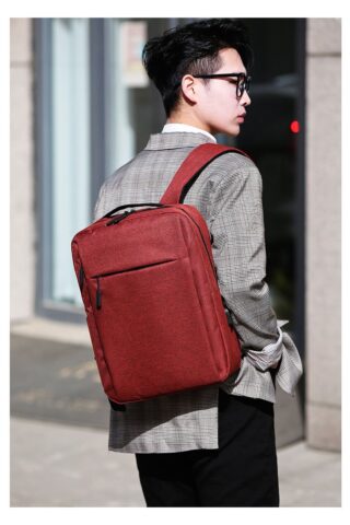 146# Whitesun Maroon laptop bag school bag and short travel medium corporate office bag affordable