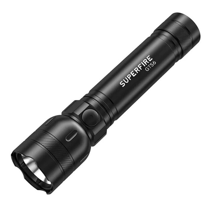 Flashlight Superfire GTS6 360lm USB-C 7W handheld portable - Image 2