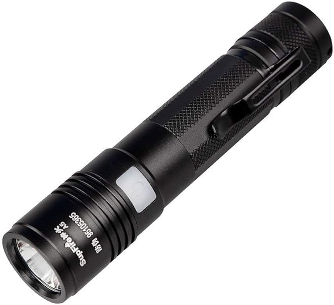 SupFire Tactical Flashlight Waterproof 300 Lumens 5 Modes 3W USB Rechargeable Torch A5 For Hikng
