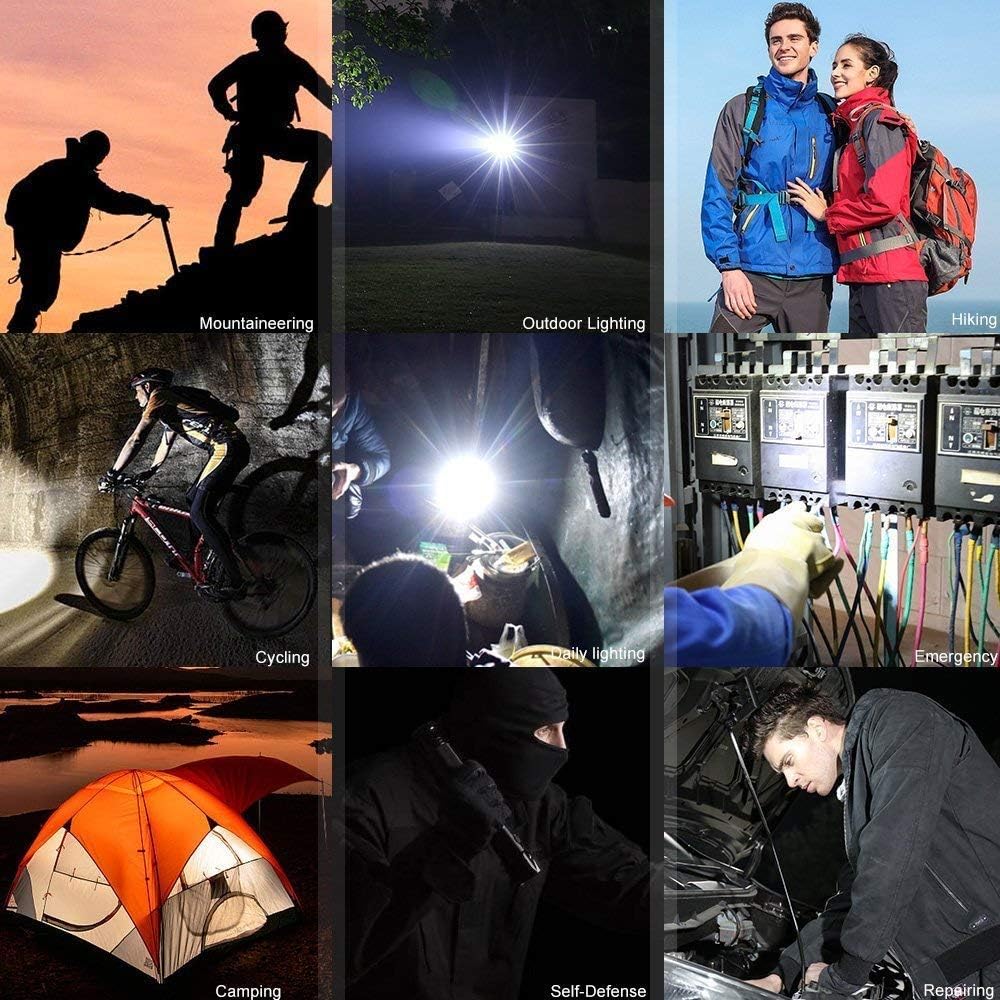 SupFire Tactical Flashlight Waterproof 300 Lumens 5 Modes 3W USB Rechargeable Torch A5 For Hikng - Image 8