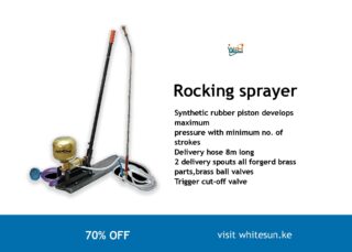 Rocking sprayer