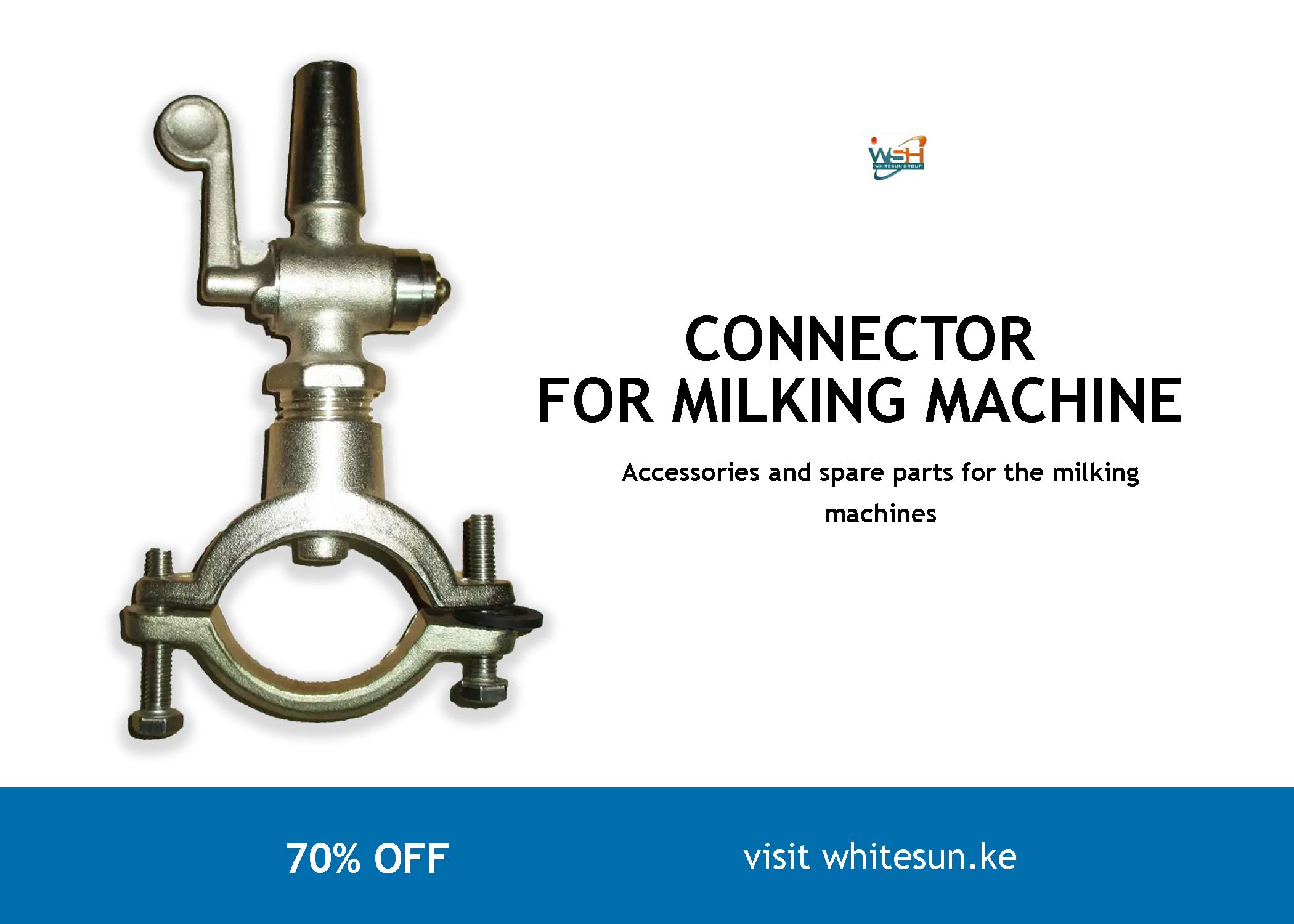 Milking Machine Tap 90 1inch-0.75 and Milking Machine Tap 90 1.75×1.5inch Brass