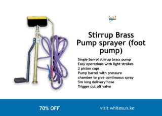 Stirrup Brass Pump sprayer (foot pump)