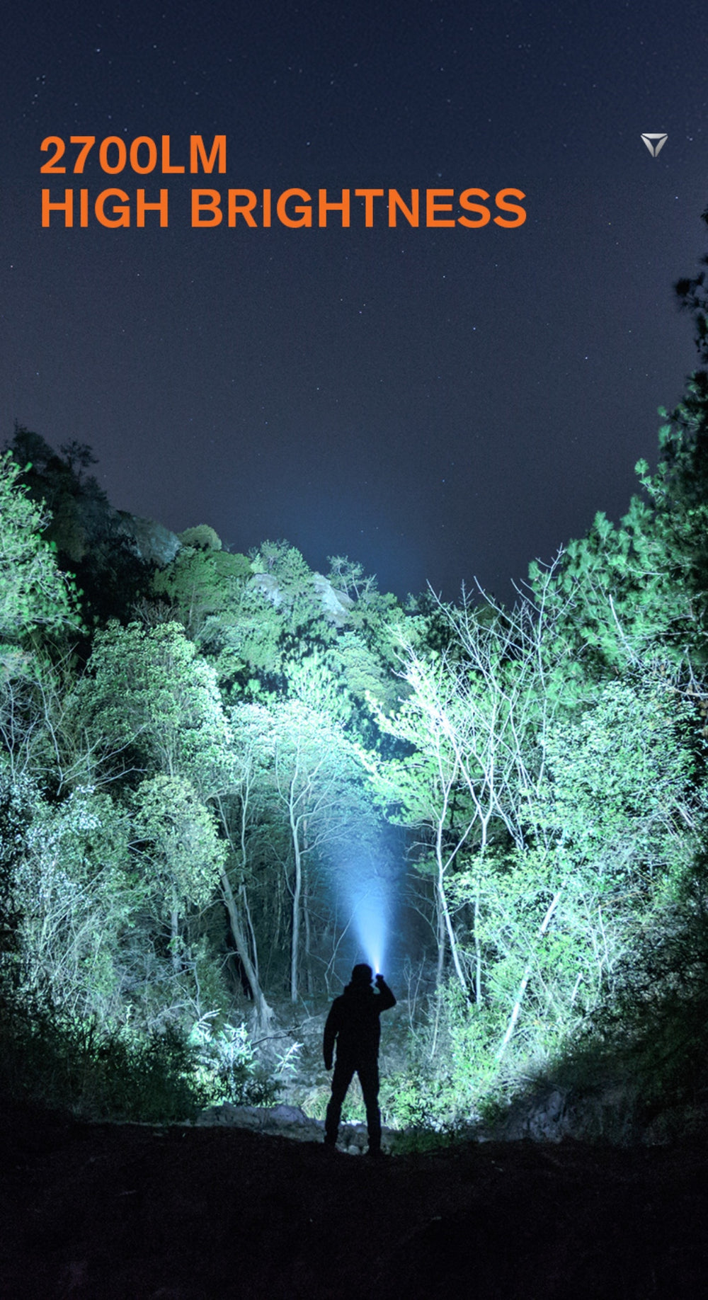 SUPERFIRE C16 Long-Range LED Flashlight | 2700LM, 500m Beam, Rechargeable - Image 13
