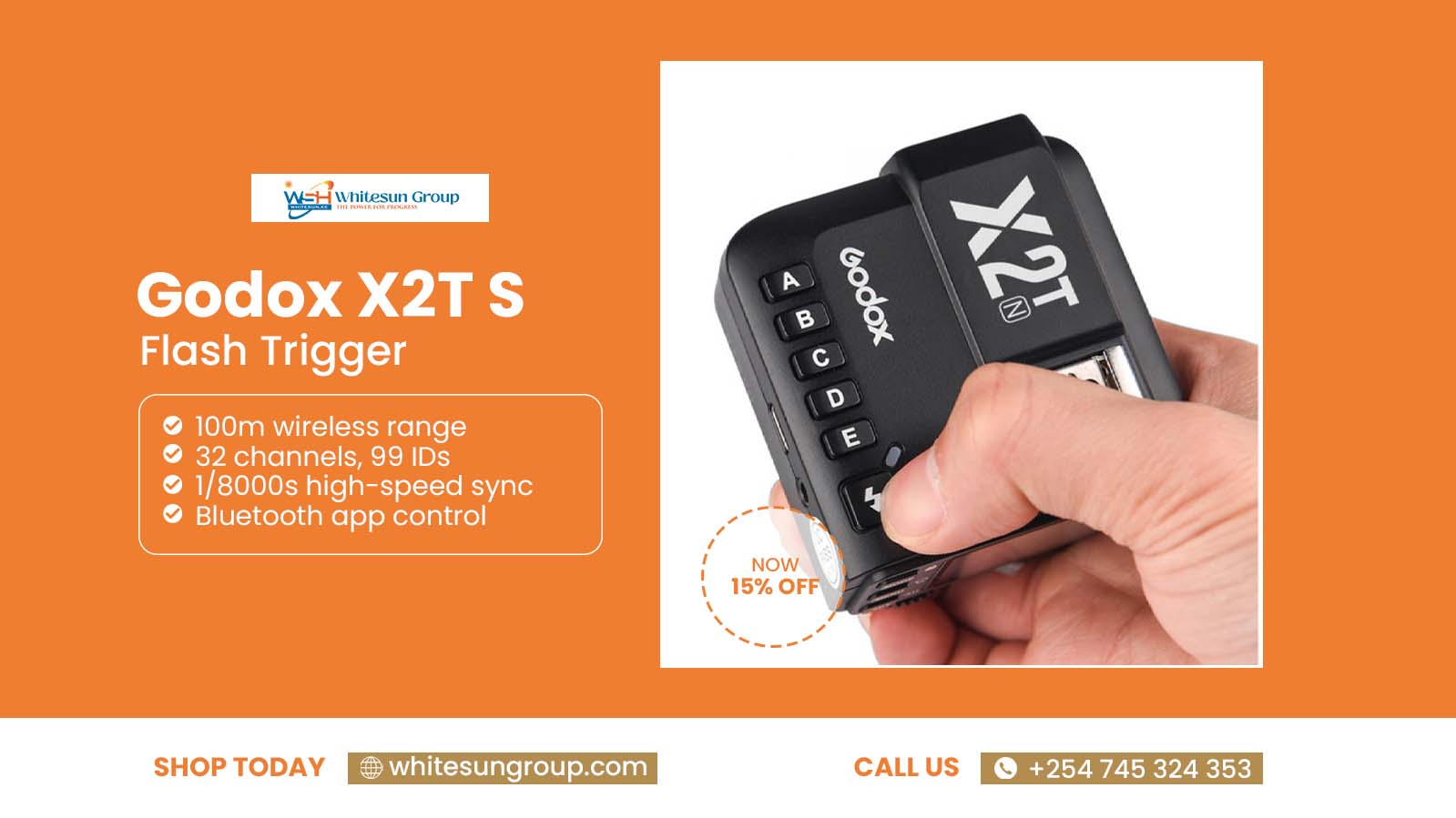 Godox X2T S TTL Wireless Flash Trigger for Sony