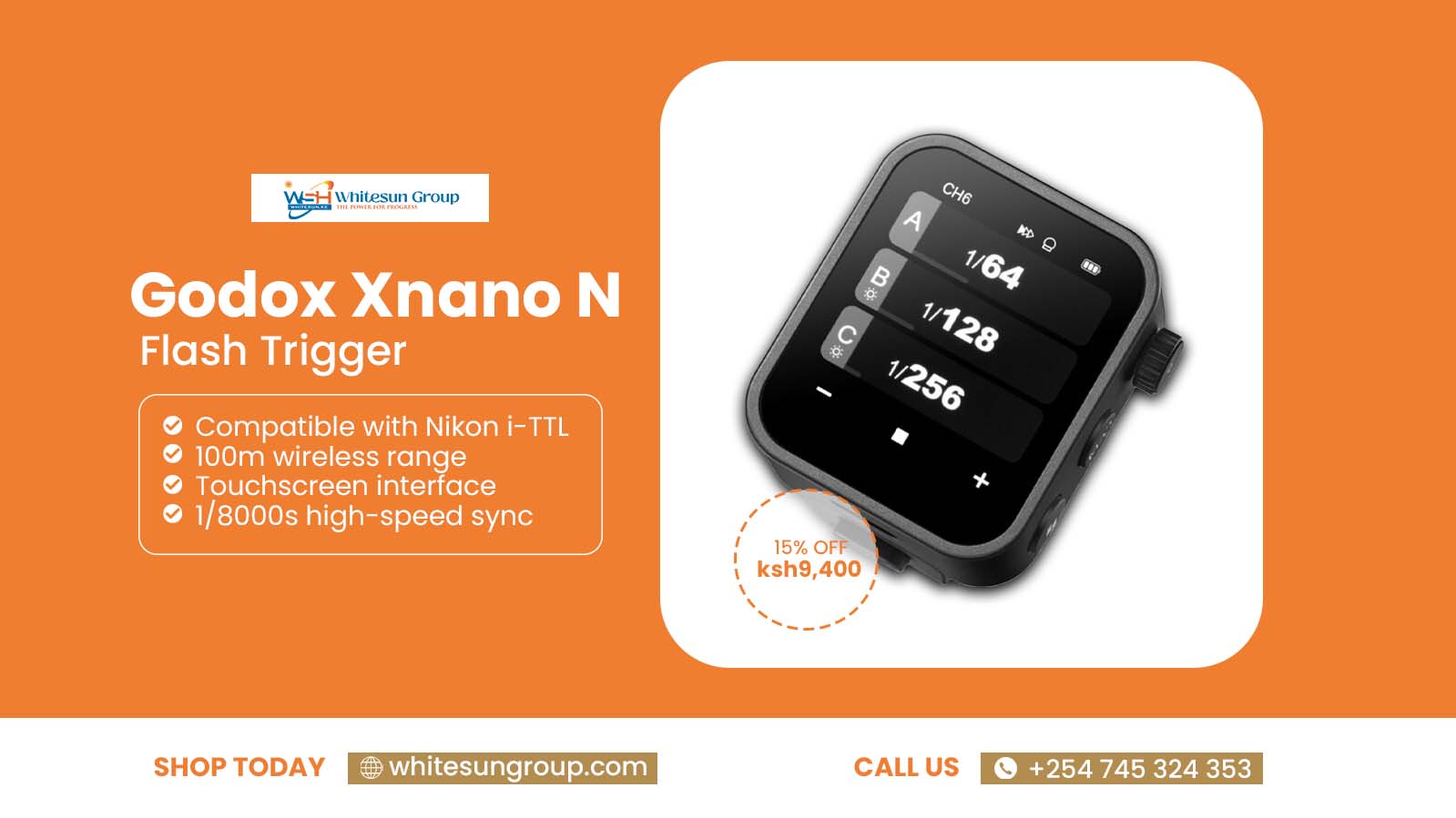 Godox Xnano TTL Wireless Trigger For Nikon X3 N