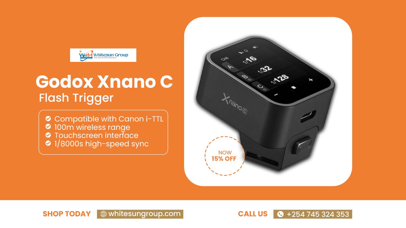 Godox Xnano TTL Wireless Trigger For Canon X3 C