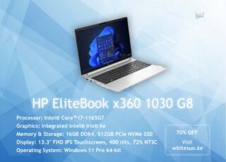 HP EliteBook x360 1030 G8 – Intel® Core™ i7-1165G7