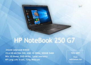 HP NoteBook 250 G7 4GB 1D DDR4 500GB 5400
