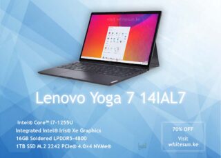 Lenovo Yoga 7 14IAL7, Intel® Core™ i7-1255U