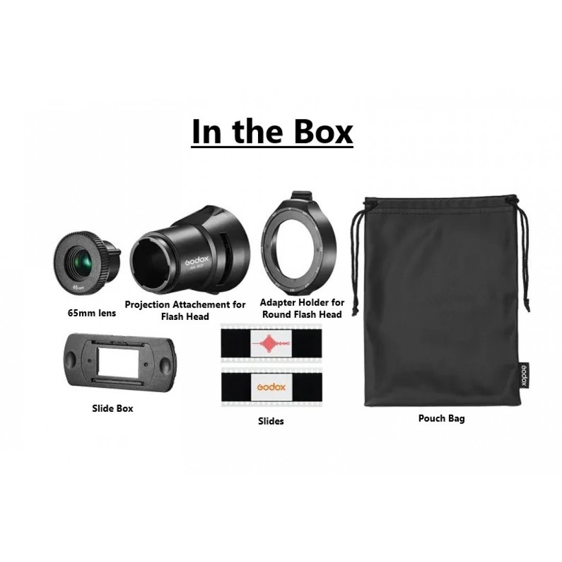Godox AK-R21 Projection Attachment Kit for Round-Head Flashes - Image 7