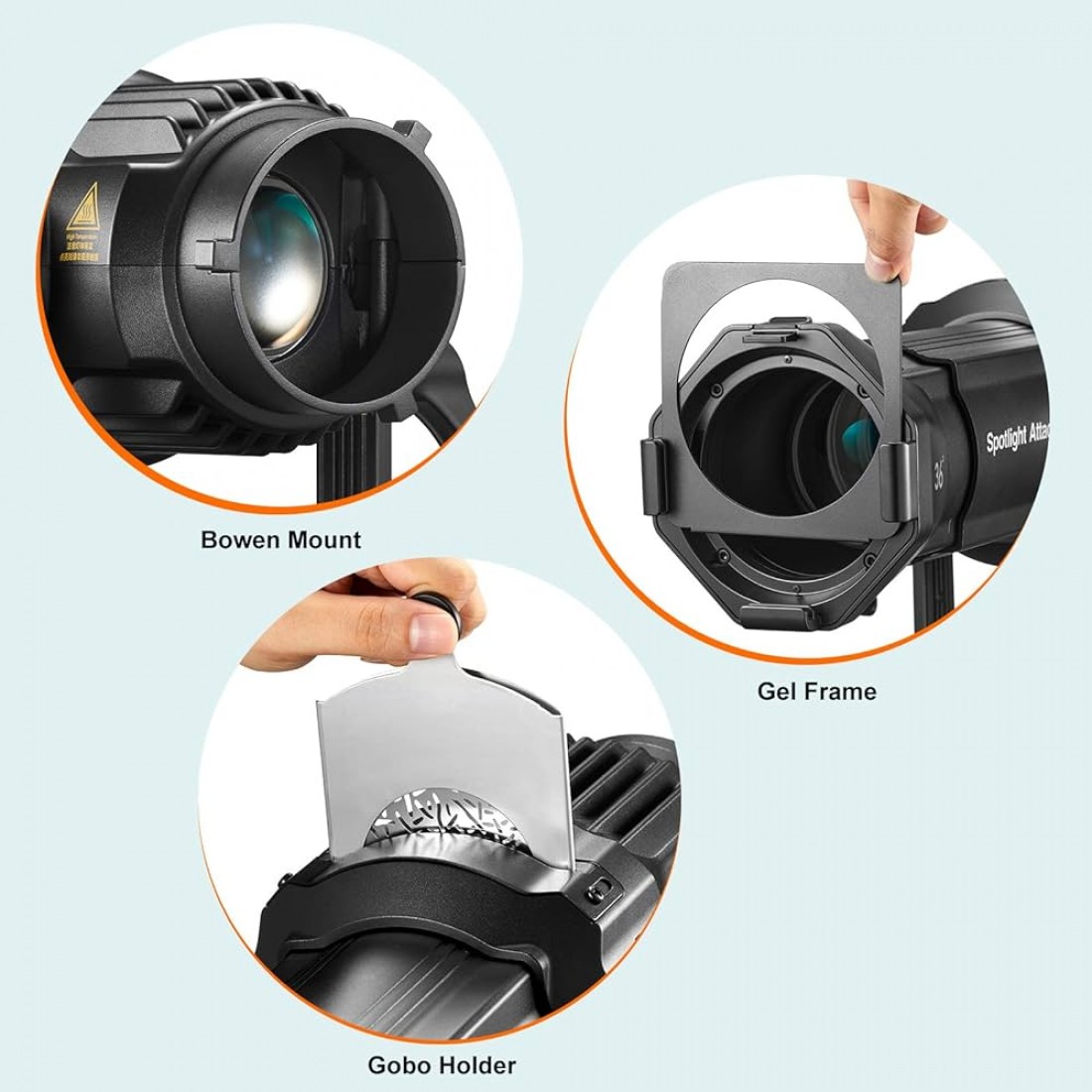 Godox VSA-26° Spotlight Lens Projector Kit - Image 4