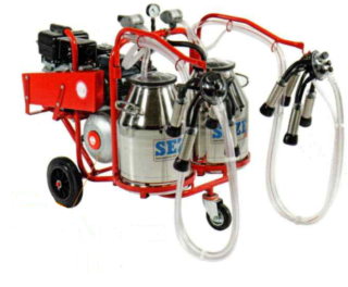 PLS-2-STAINLESS-STEEL-GAS-ENGINE-MILKING-MACHINE