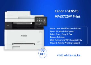 Canon i-SENSYS MF657CDW Print, Copy & Scan (USB, Network & WiFi Interfaces) – Duplex