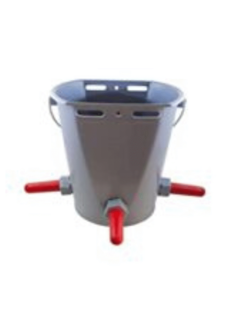 Calf Feeding Buckets with 3 teats