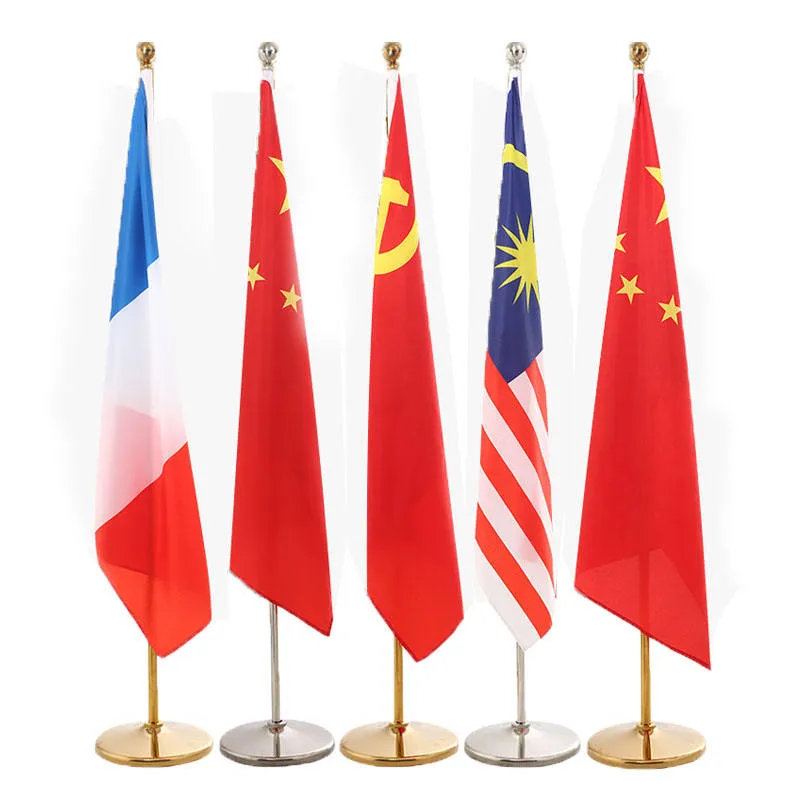 Wholesale-Stainless-Steel-Indoor-Removable-Floor-Stand-Office-Ceremonial-Flagpole-Stainless-Steel-Decoration-Flag-Poles