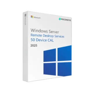 Windows Server 2025 Remote Desktop Services – 50 Device CALs