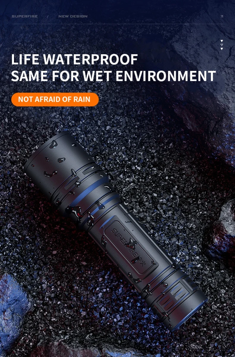 SUPERFIRE S33-X Portable Led Flashlight - Image 10