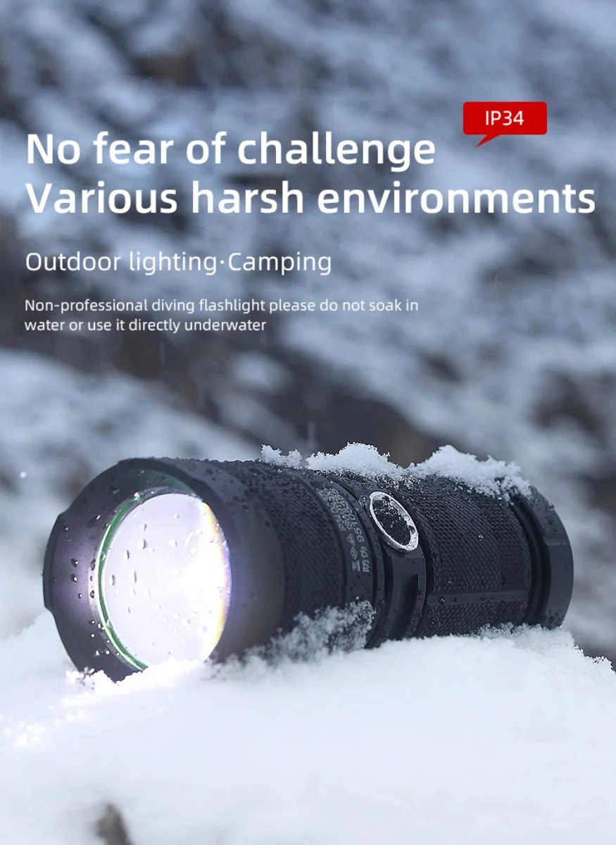 SUPERFIRE GT60 Zoom high power flashlight - Image 9