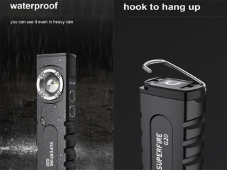SUPERFIRE G20 High-end Flat Flashlights
