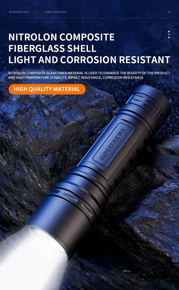 SUPERFIRE S33-X Portable Led Flashlight - Image 9