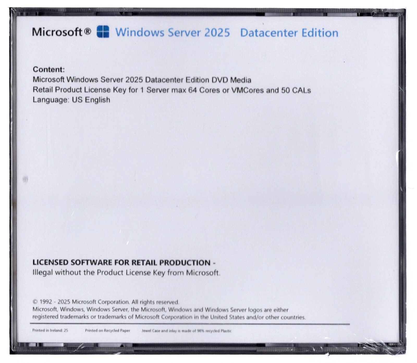 Microsoft Windows Server 2025 Datacenter for 96 cores - Image 4