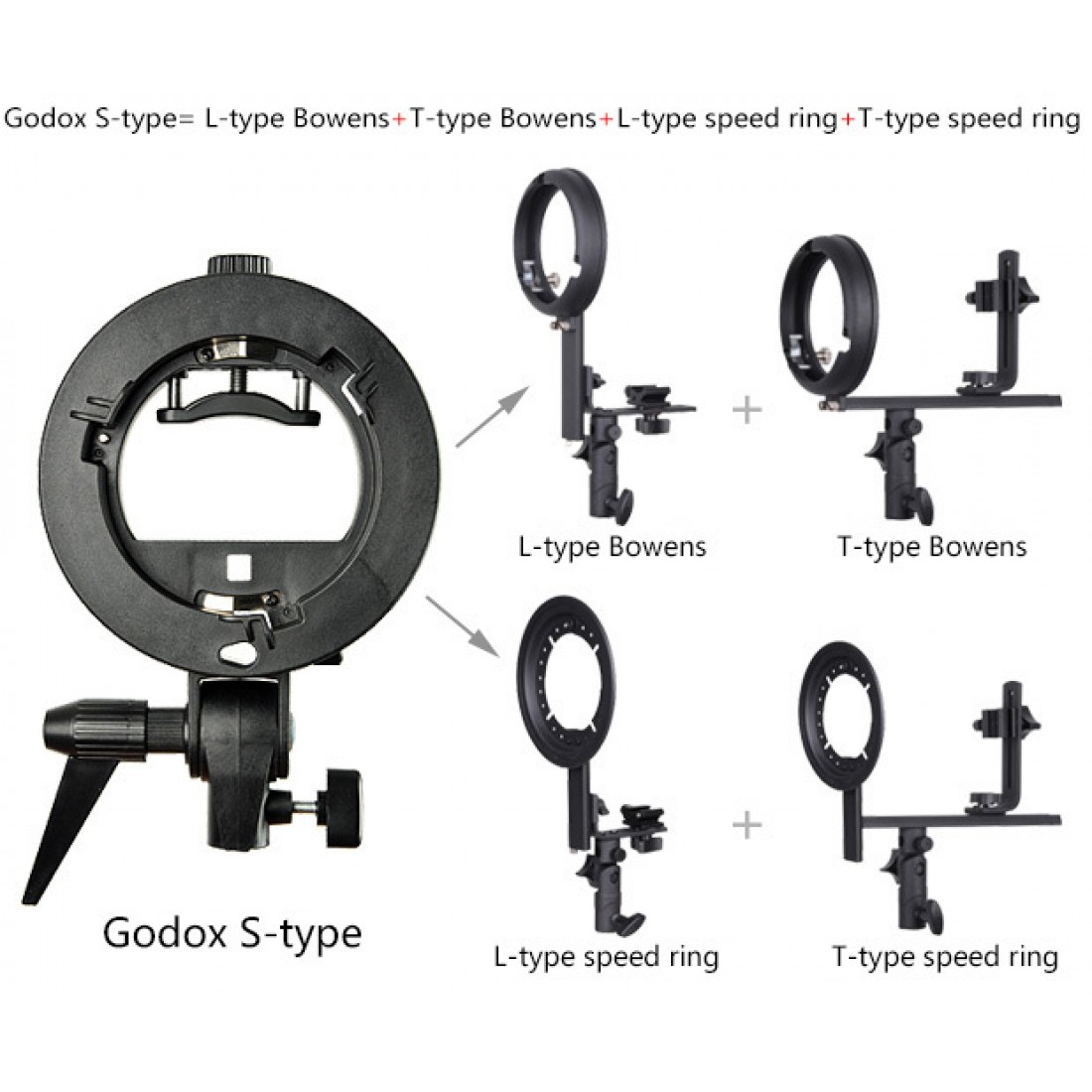 Godox S-type Bracket Bowens S Mount Holder - Image 5