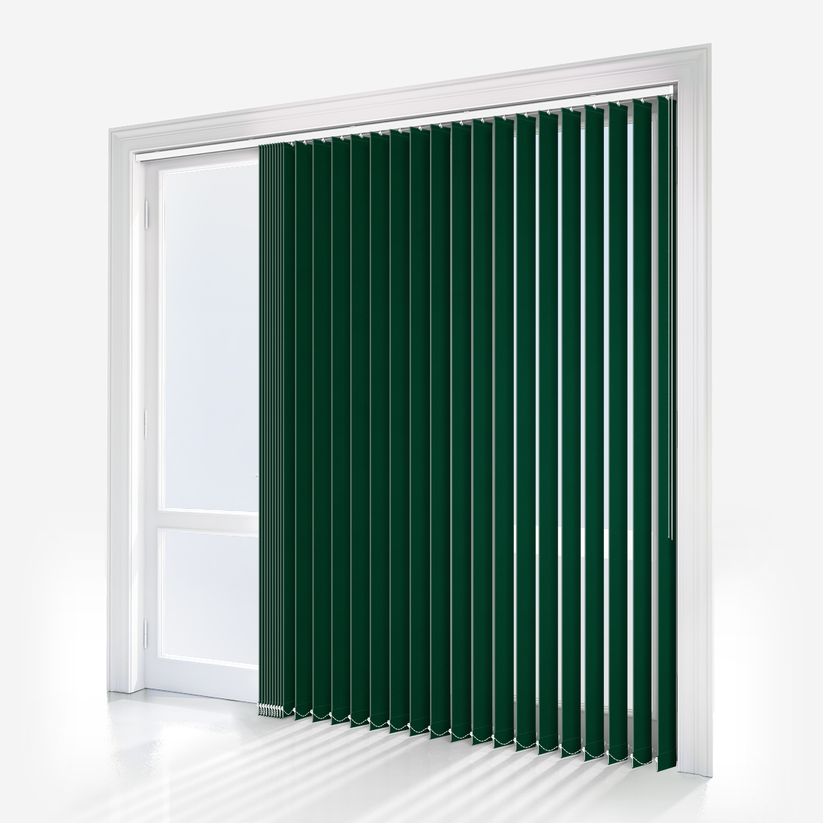 Vertical Office Blinds - green