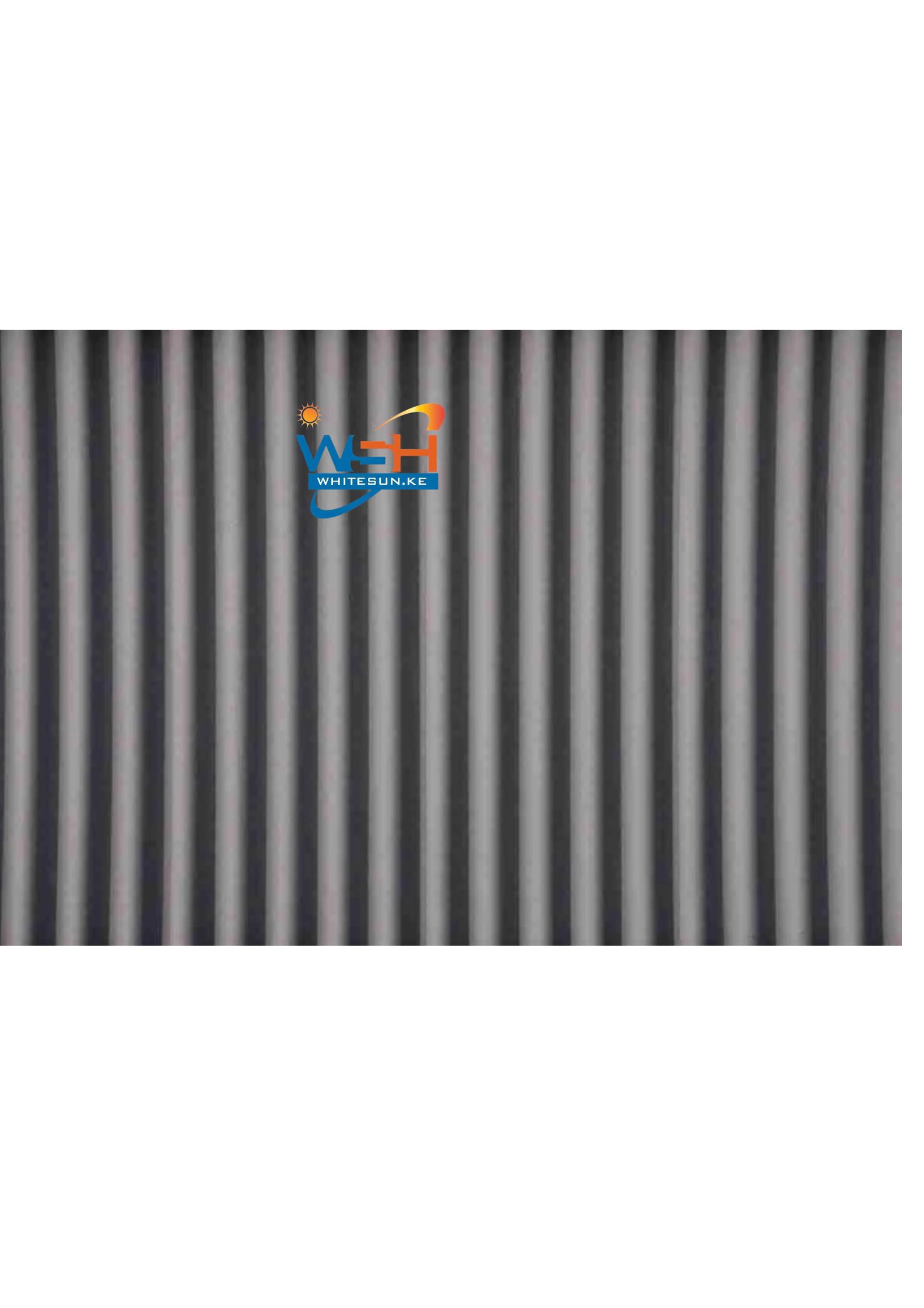 Corrugated Coloured Iron Sheet 3 Meters Charcoal Grey